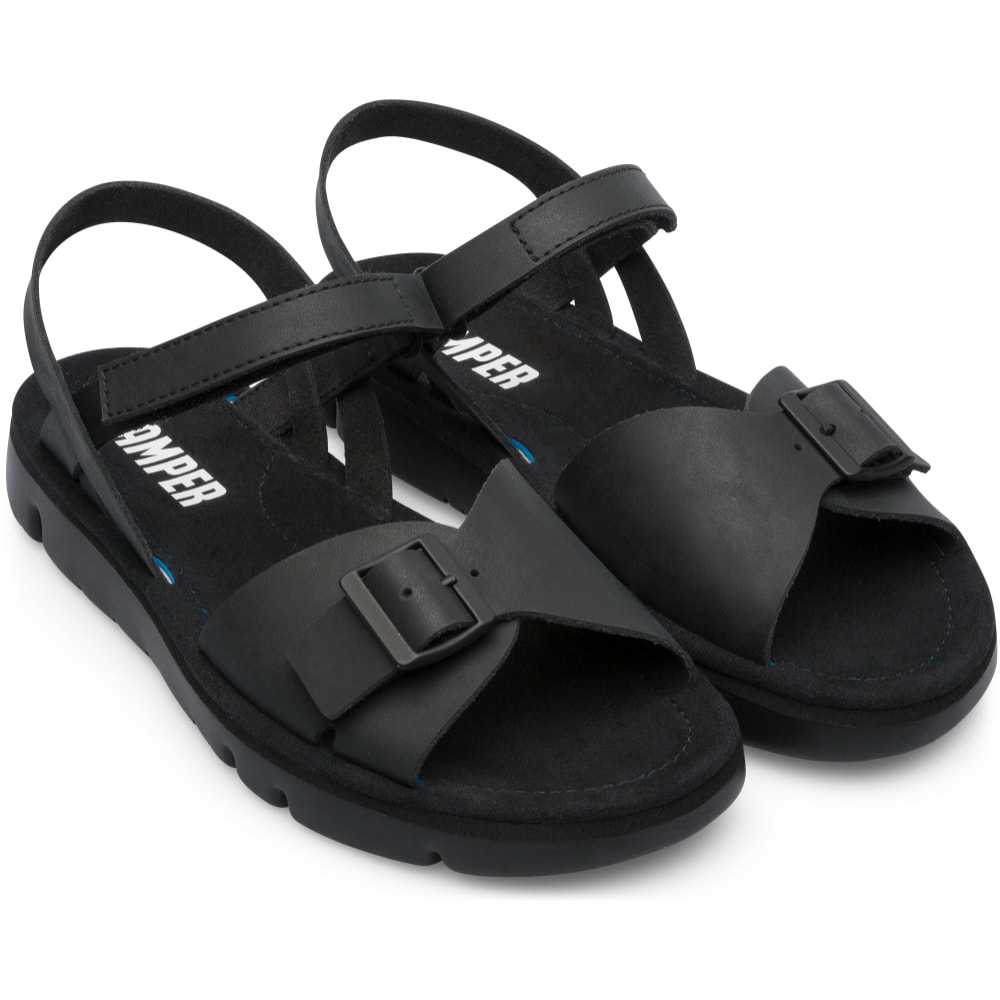 Camper Sandalias Mujer Oruga Negro