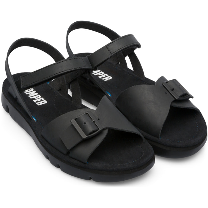 Camper Sandalias Mujer Oruga Negro