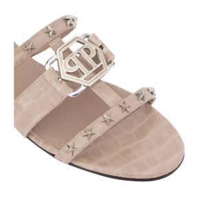 PHILIPP PLEIN Cocco Print Slides Stars Hexagon