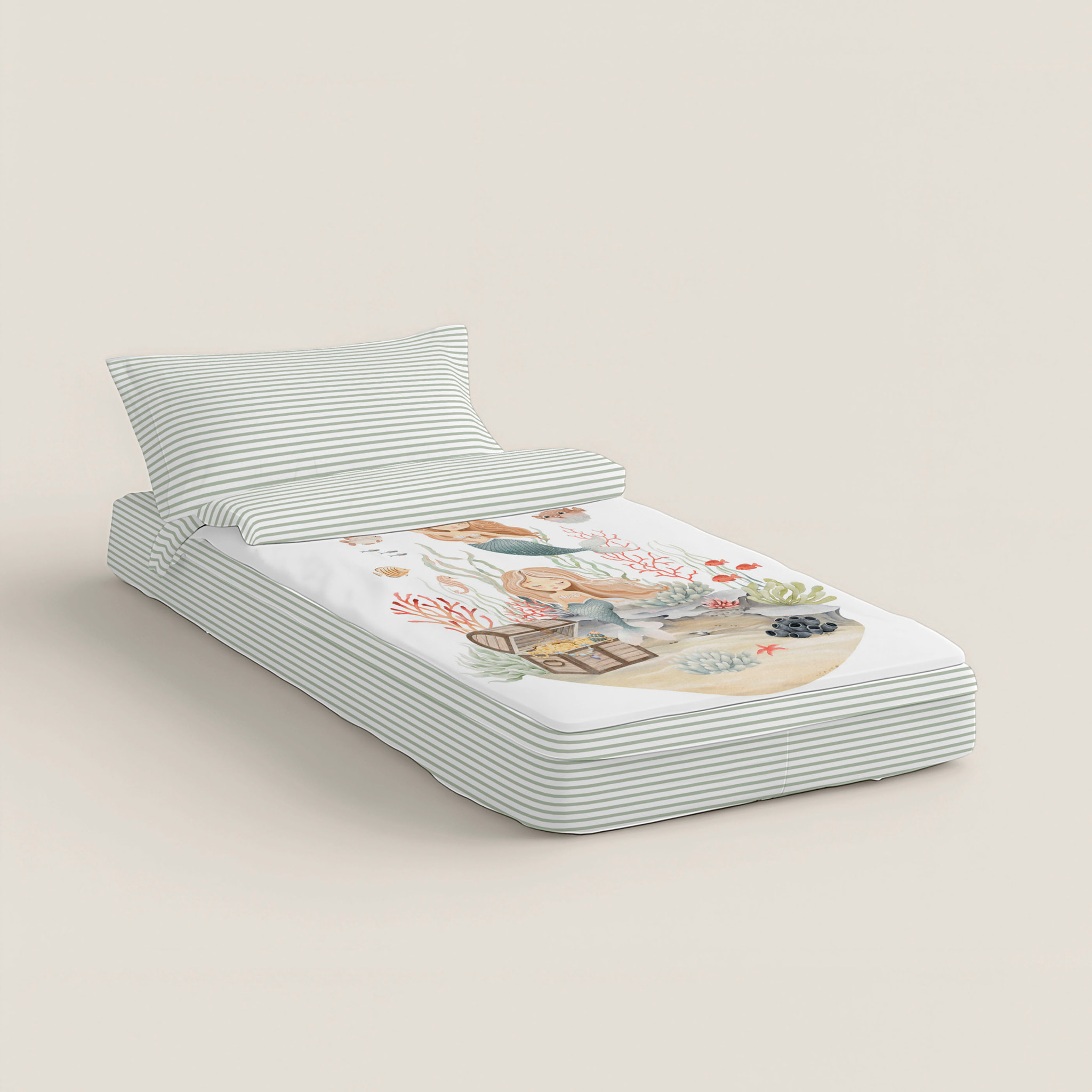 Cool Kids - Saco Nórdico Estampado - Infantil - Con cremallera - Incluye 1 Funda de Almohada - 100% Algodón - Athina