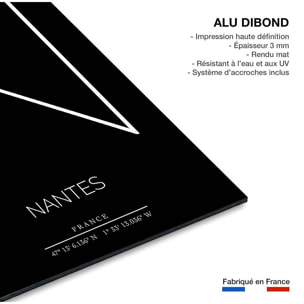 Tableau Nantes Tableau alu Dibond