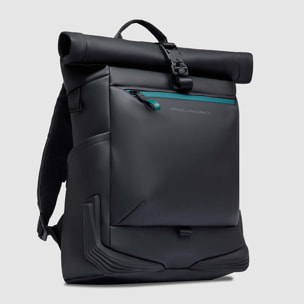 Piquadro Zaino roll-top resistente all'acqua porta pc 15,6"