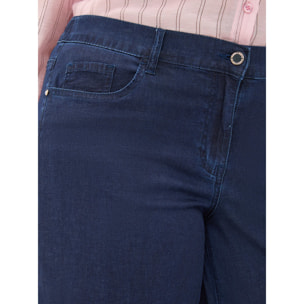 Fiorella Rubino - Jeans Wide Leg lavado azul marino - Azul