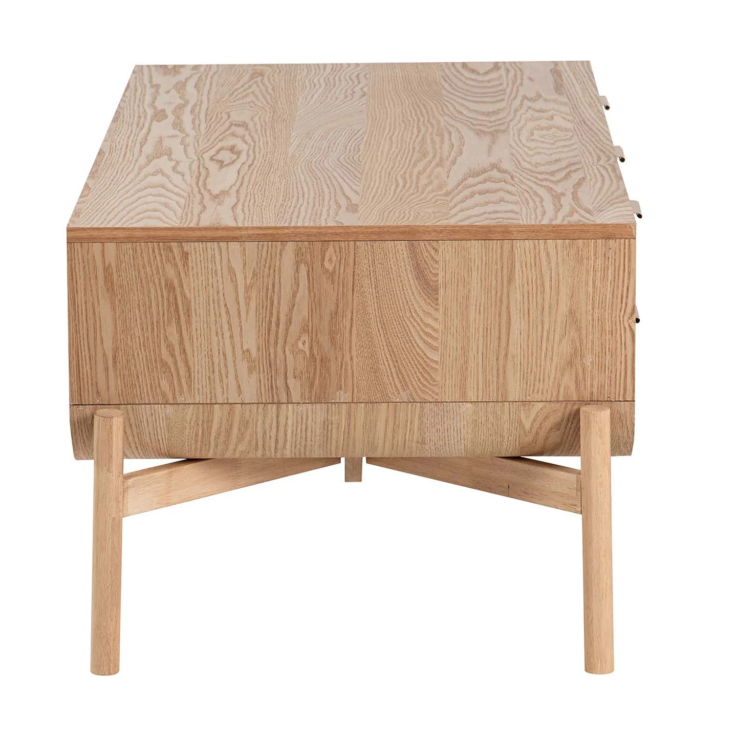 Mesa Centro Mdf Marron 110x56x45 Cm