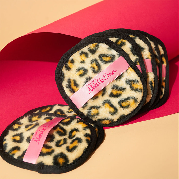 Leopard 7 Day Set - Serviettes Démaquillantes Réutilisables