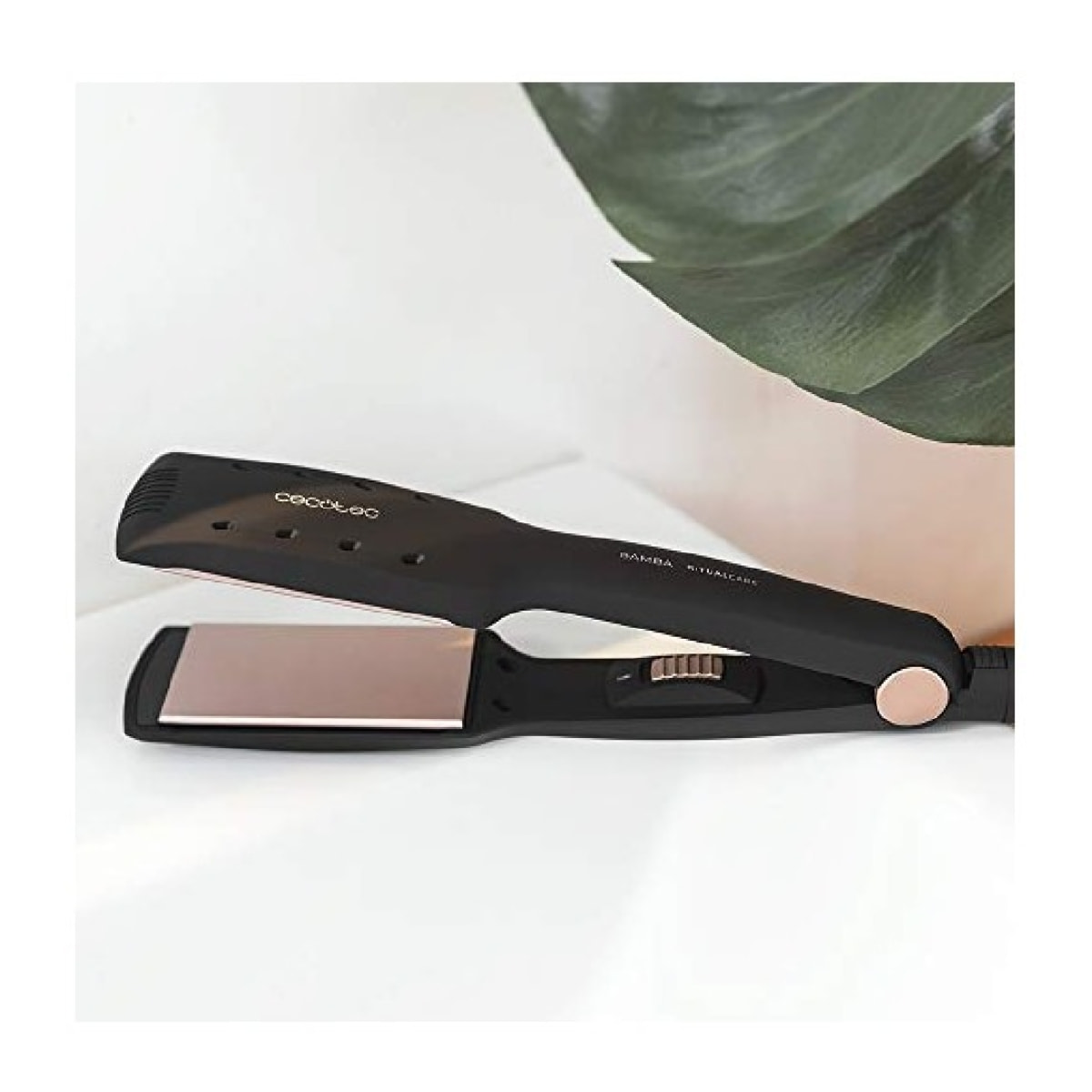 Cecotec Plancha de pelo ancha con cable RitualCare Wet&Dry