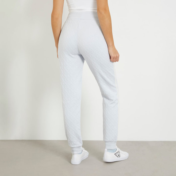 Pantalon jogging Cheri - coupe classique - logo - bleu ciel