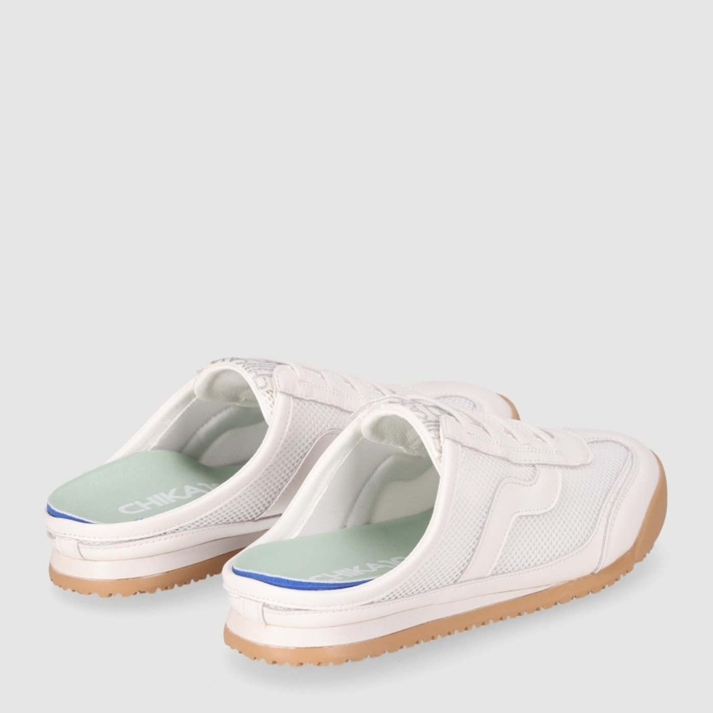 Deportivos de Piel - Blanco - Tacón: 1 cm