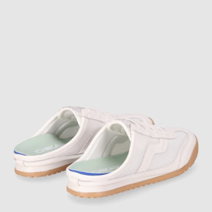 Deportivos de Piel - Blanco - Tacón: 1 cm