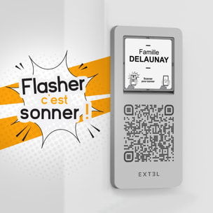 Motorisation connectée à bras articulés pour portail battant XB250 avec le portier connecté Q-AIR de chez Extel