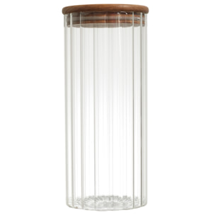 Bocal De Conservation Couverle En Acacia 110cl