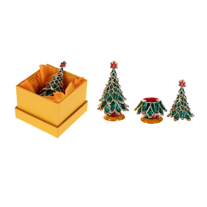 Albero natale con portagioie - Pezzi 1 - VERDE - Bianchi Dino SpA
