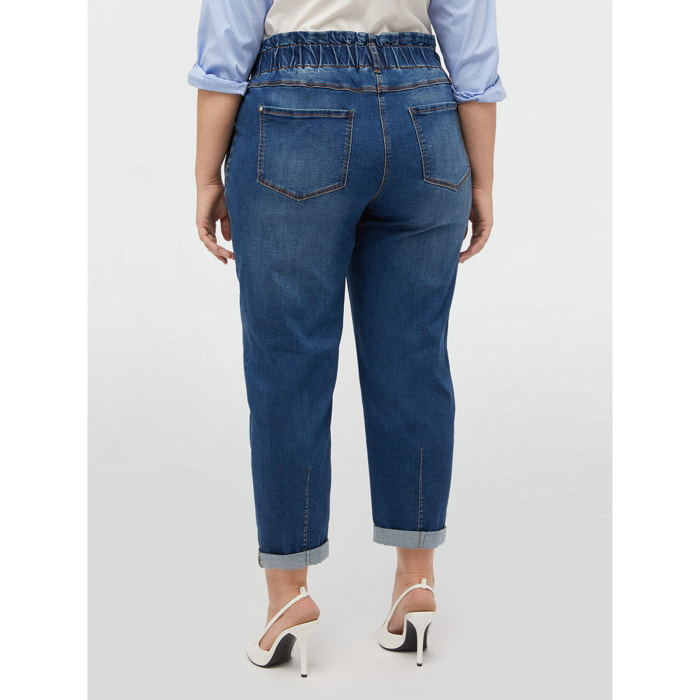 Fiorella Rubino - Jeans modello balloon - Blu