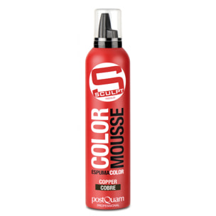 Mousse couleur cuivre 300 ml.