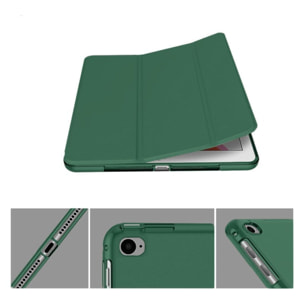 Etui Smart Cover iPad 9.7' (2017/2018) / iPad Air (2013/2014) / iPad Pro 9.7' (2016) vert forêt à rabat avec support