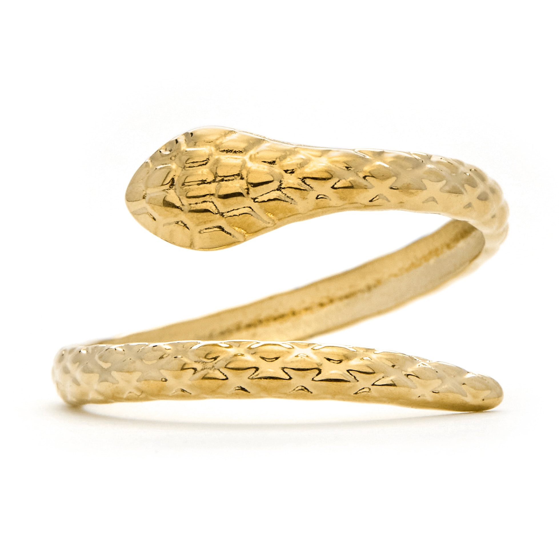Anillo acabado en oro amarillo de 18K