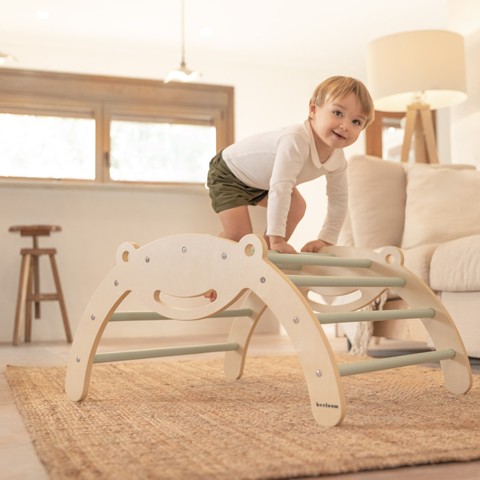 Arco de escalada de madera FROG PIKLER para niños
