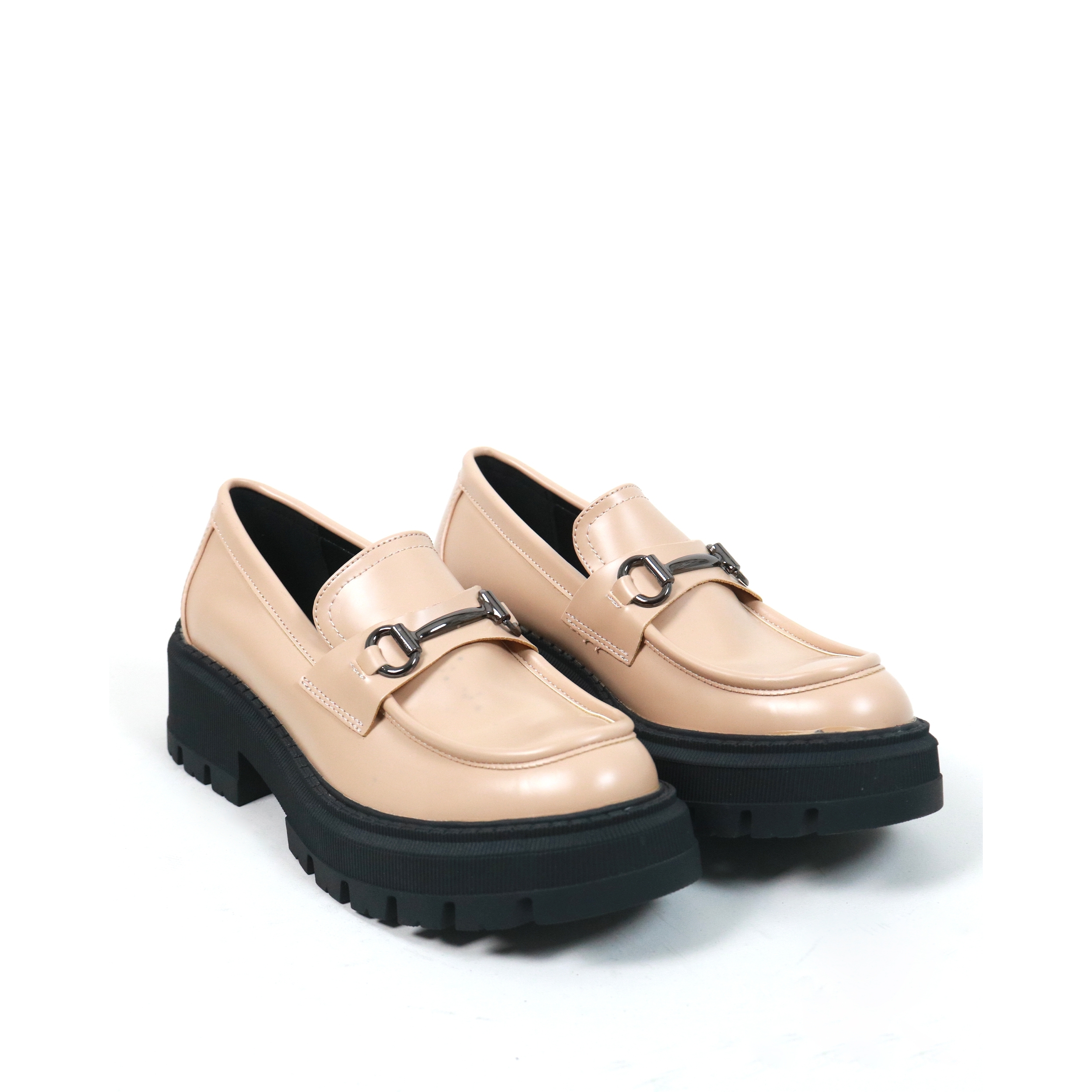 MOCASSINO MORSETTO CHOCOLA' NUDE