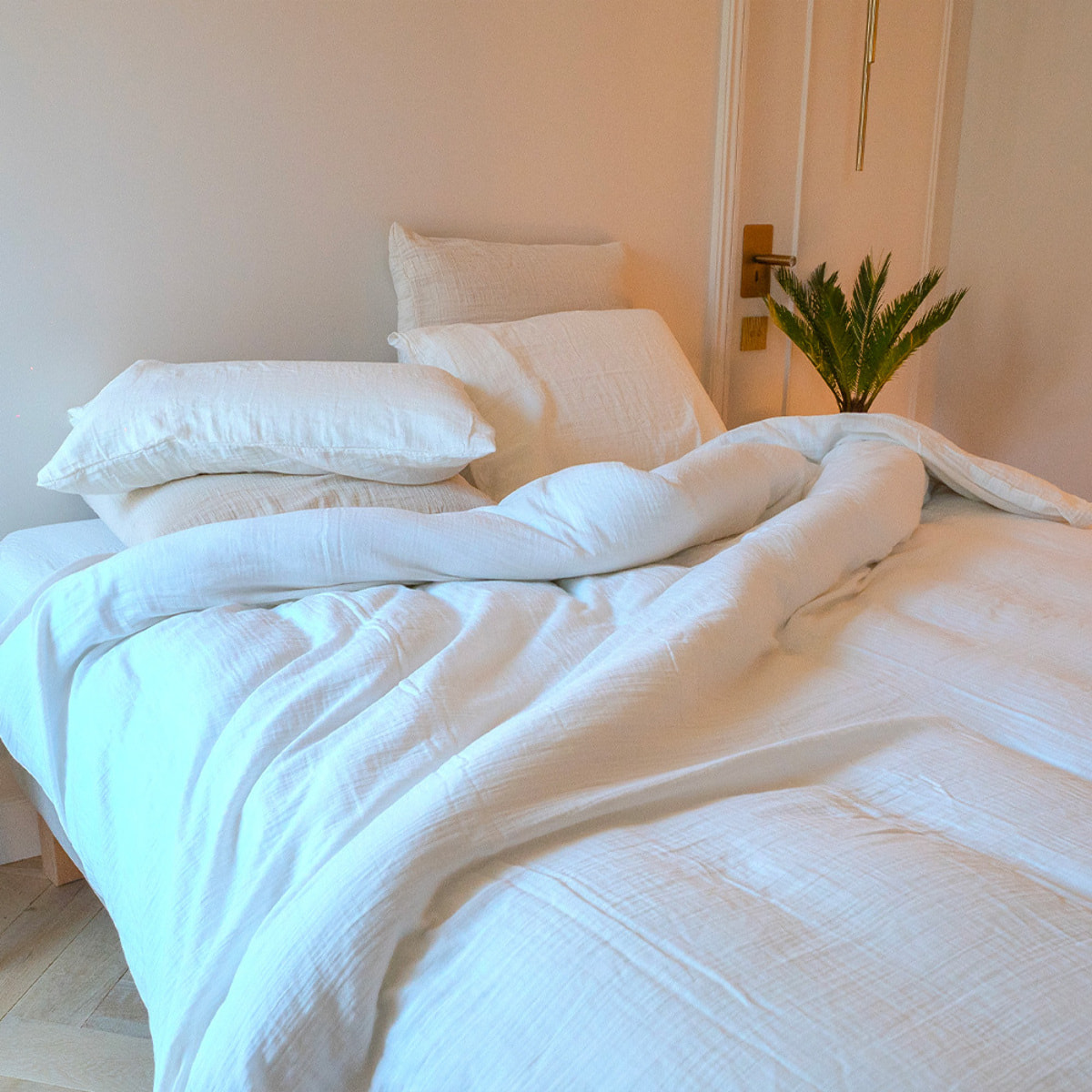 Housse de couette gaze de coton - LOUISE