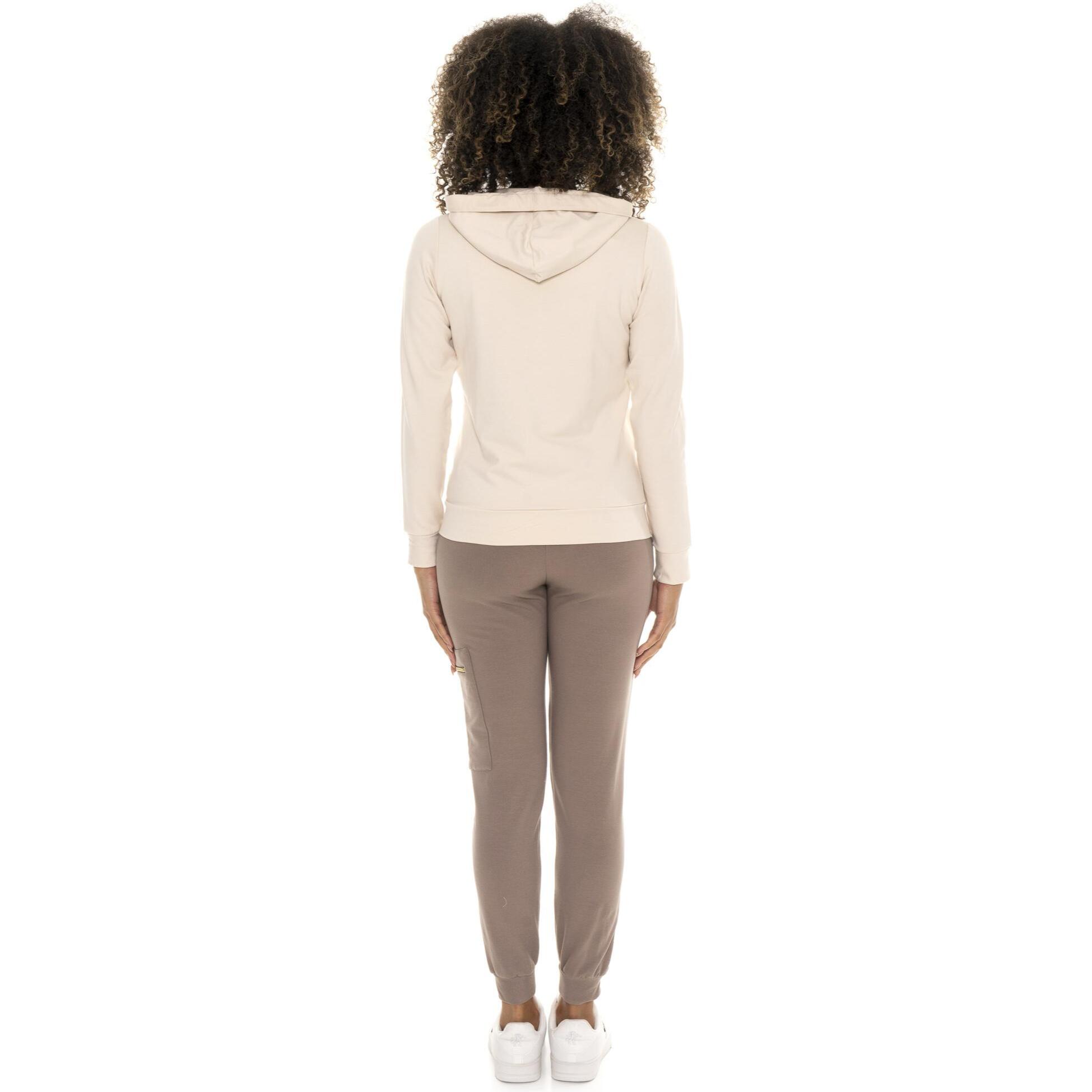 Tuta invernale donna cappuccio e zip Leone 1947 Chic Tones
