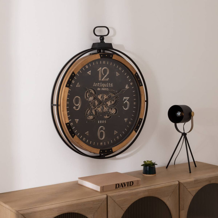 Horloge Amri noir D70cm