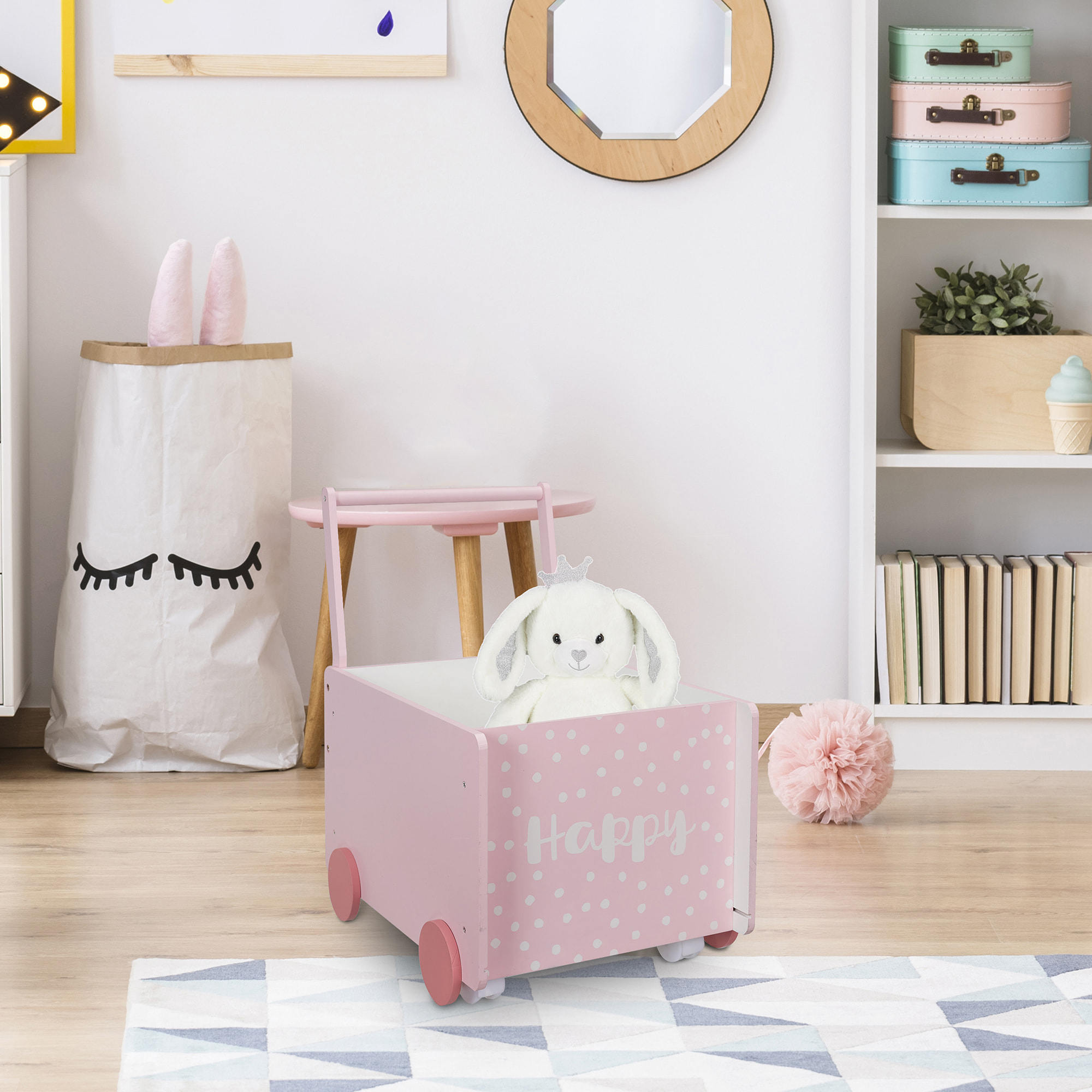 Chariot De Rangement Enfant Fille
