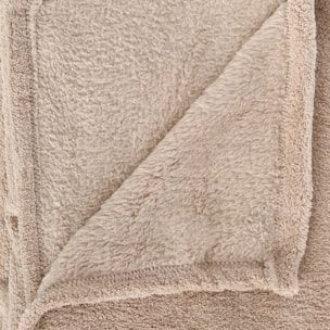 Plaid "Kiesa" microfibre beige 130x180cm