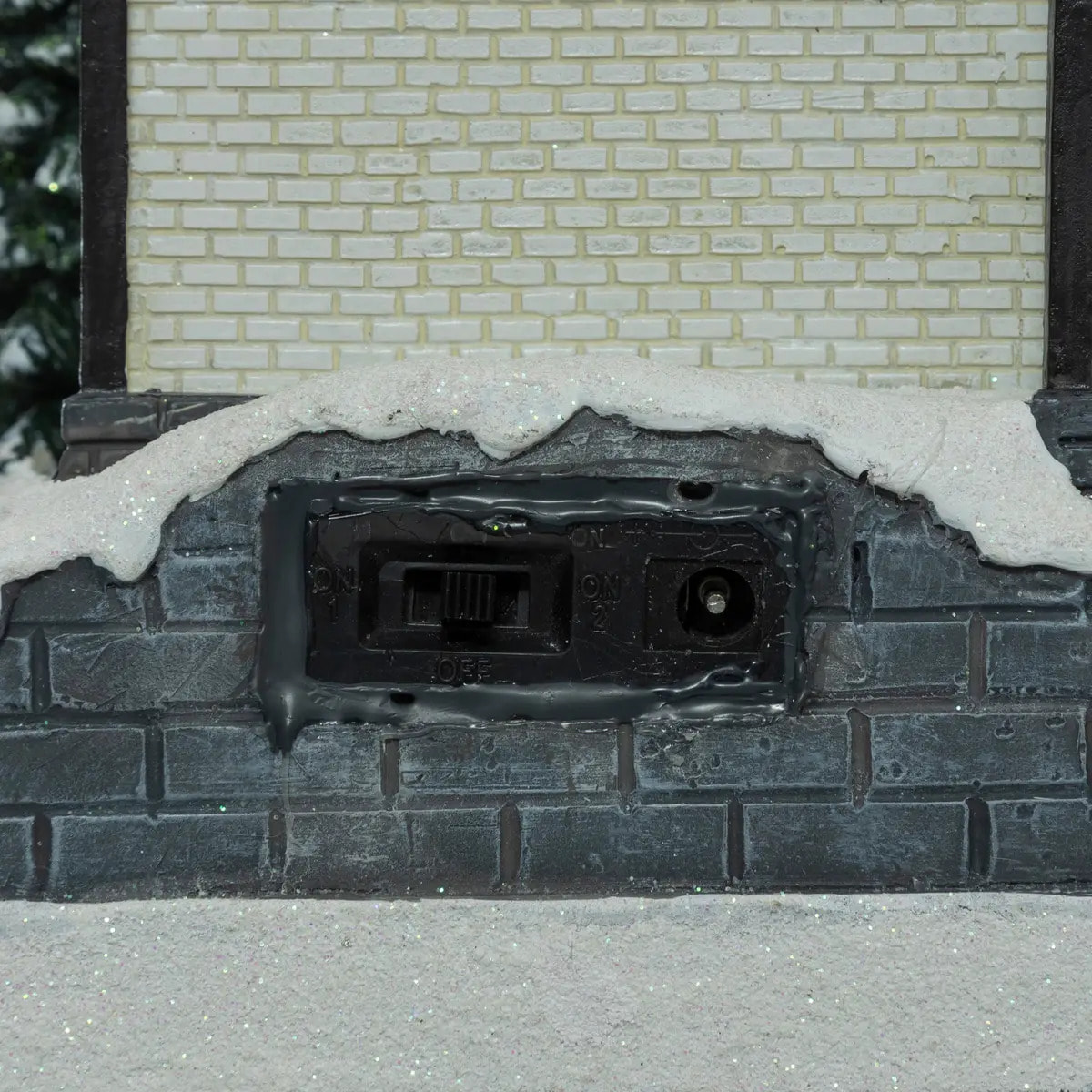 Village lumineux clocher 17 LED H.30,5cm musical