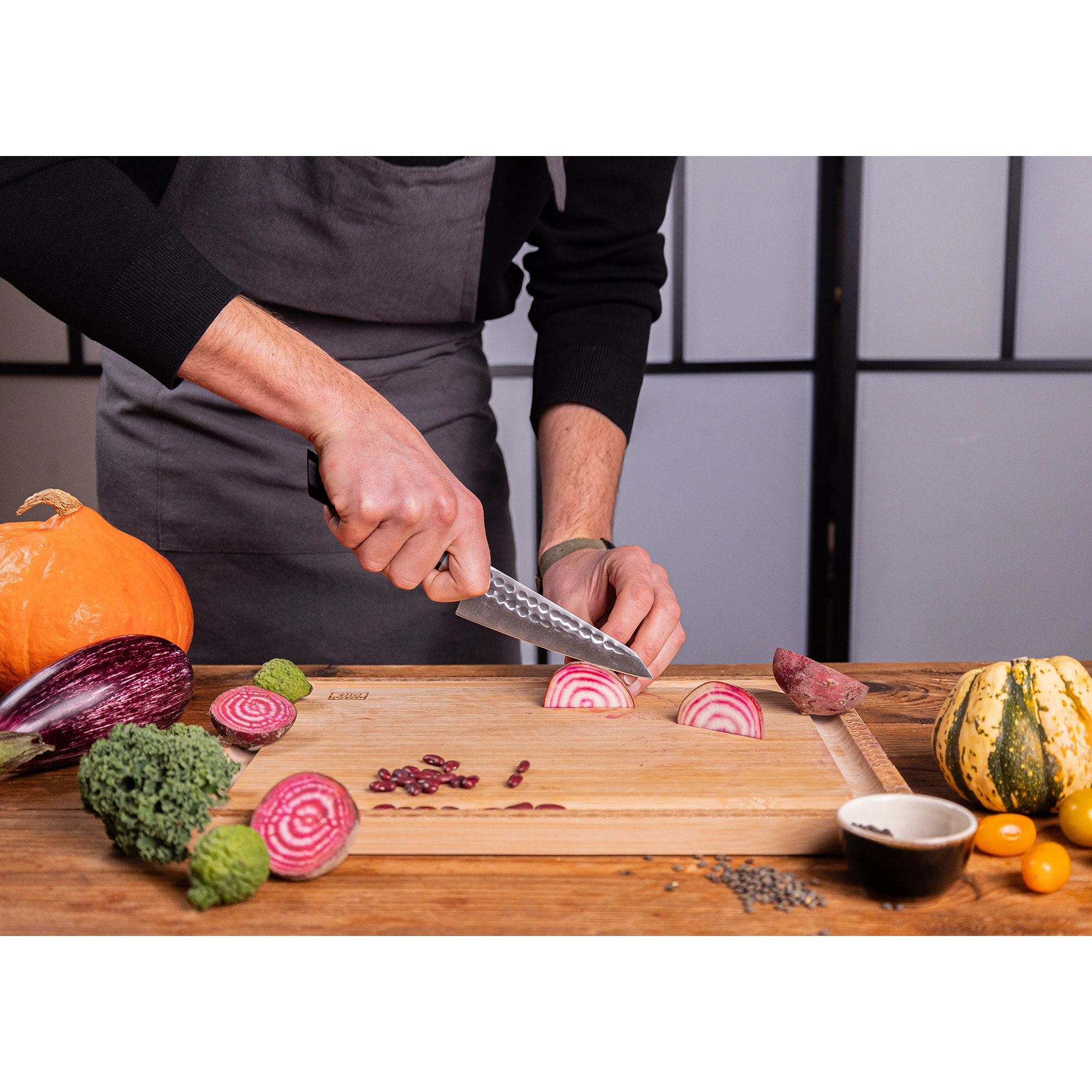 Couteau Universel Petty Bunka | Lame 135 mm | Acier Inoxydable | Lame Japonaise 440C