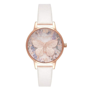 Reloj Olivia Burton OB16GH07 Mujer Analogico Cuarzo con Correa de Cuero