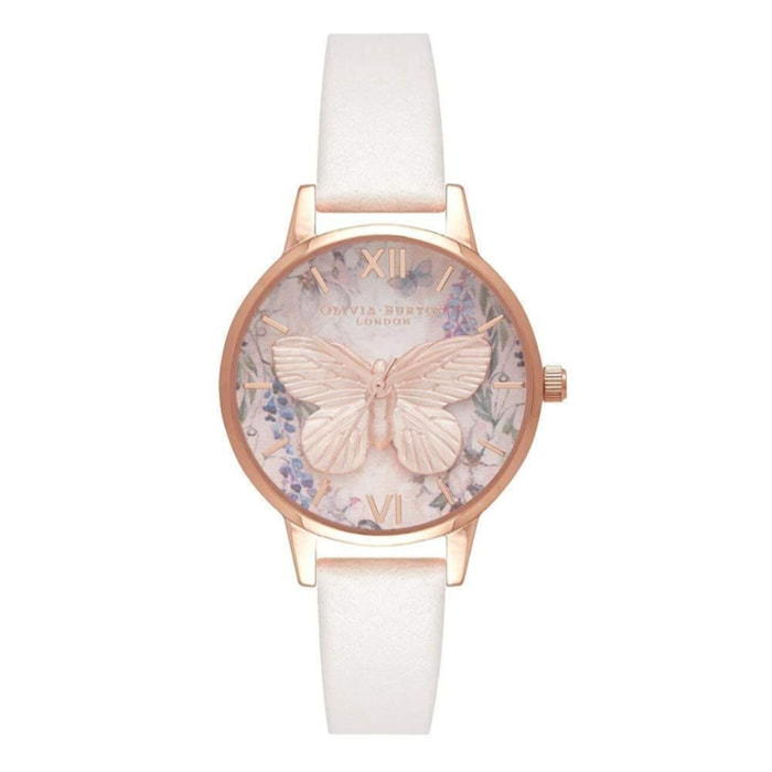 Reloj Olivia Burton OB16GH07 Mujer Analogico Cuarzo con Correa de Cuero
