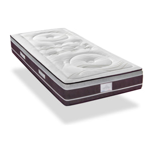 Matelas Divin Hybride, 28 cm, Soutien Ferme, Ressorts Ensachés & Mémoire de Forme, Aération Optimale
