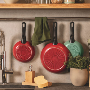 Poêle 24 cm Ballarini Caprera, Rouge foncé