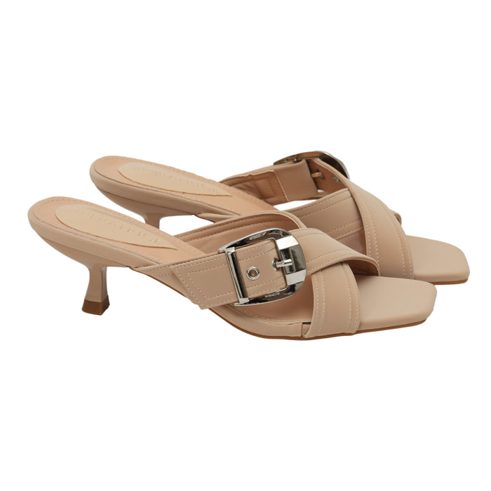 Sandali incrociati - tacco 6,0 cm