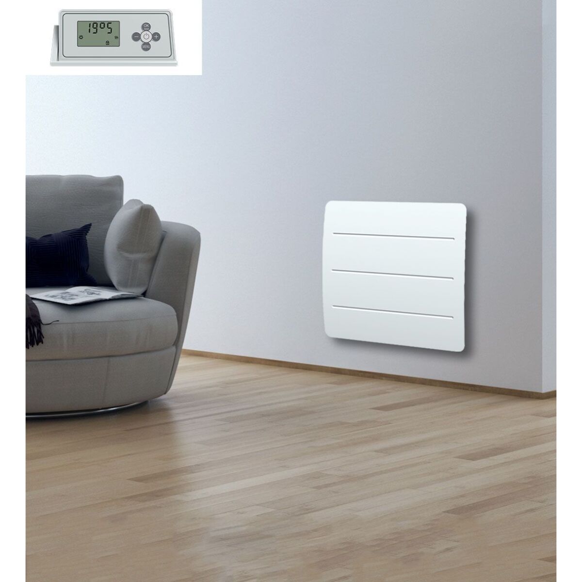 Radiateur inertie en Fonte+Film 1500w