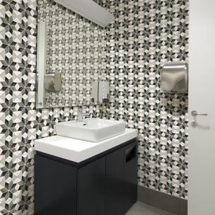 Stickers muraux - Sticker Mural Carrelage adhésif Cuisine Salle de Bain - 60 STICKERS CARREAUX DE CIMENT AUTHENTIQUES BELINDINA