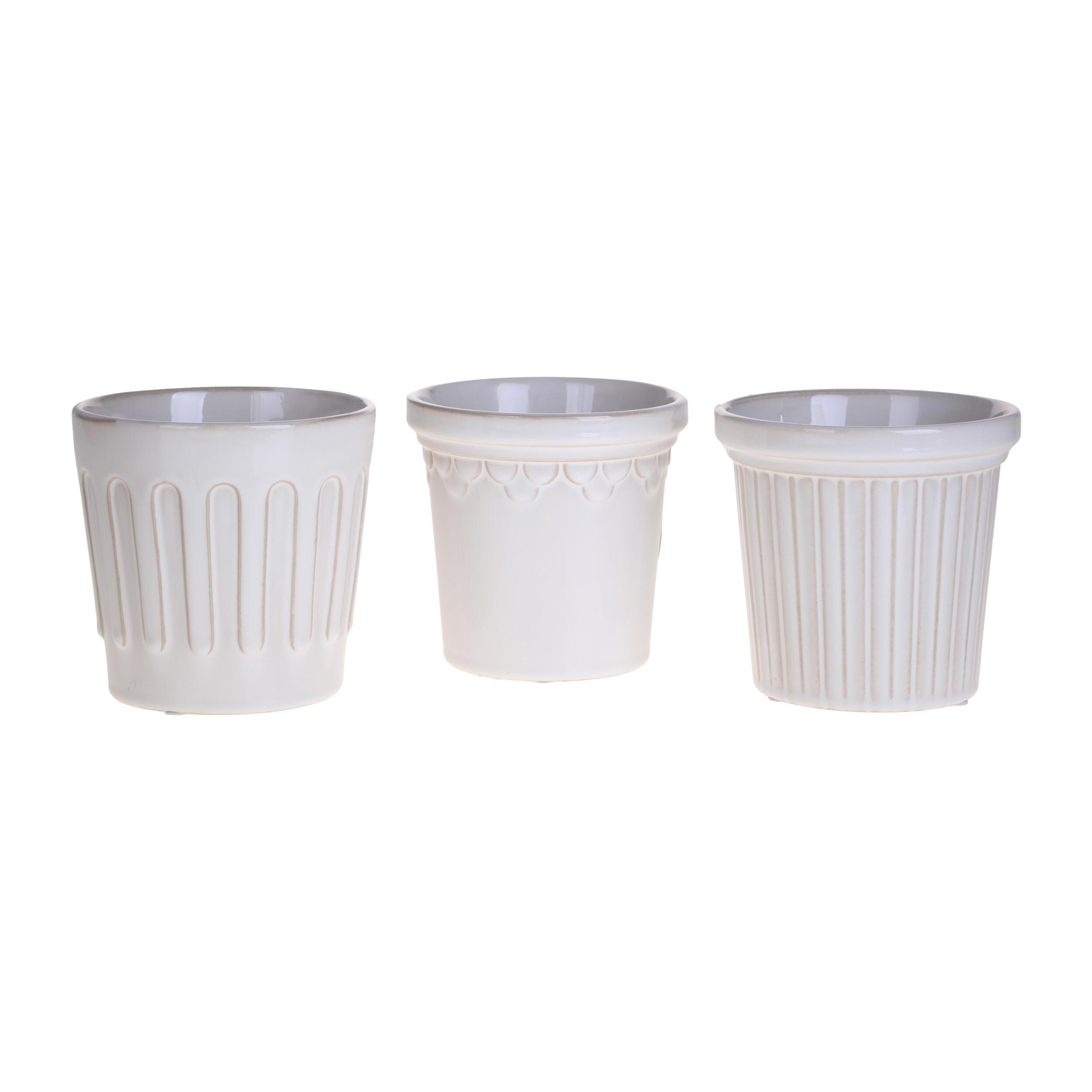 Set 3cachepot - 13,8xH13x13,8cm - Pezzi 2 - Bianchi Dino SpA