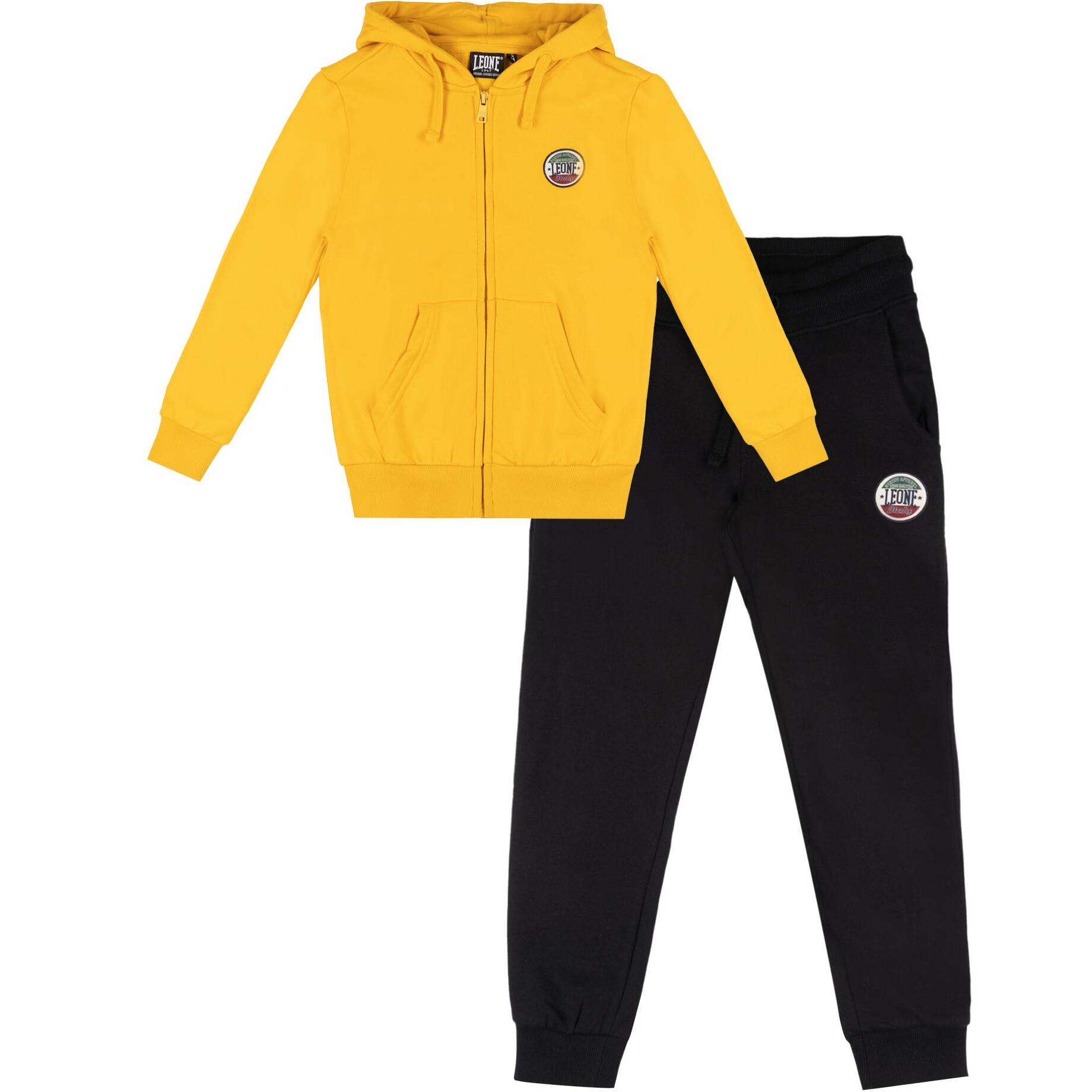 Tuta invernale da bambino con cappuccio e zip 'Italy'