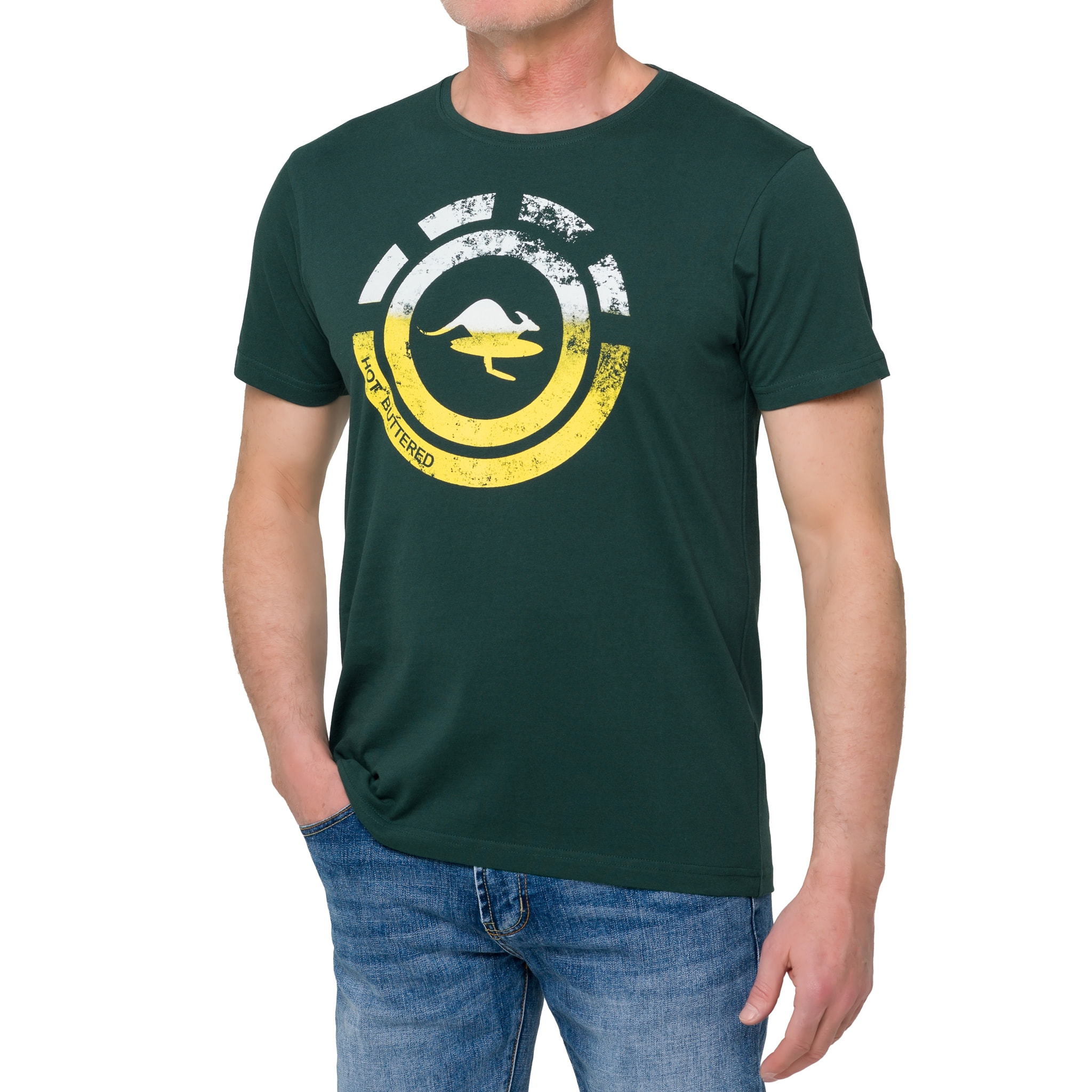 Camiseta NAHUA 100% algodón verde