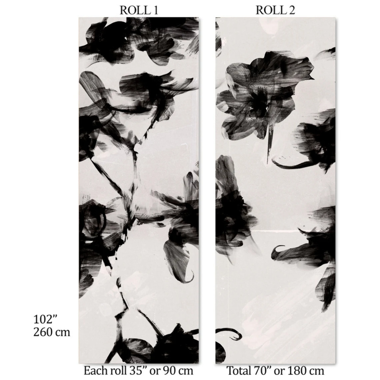 Carta da Parati Foglie Astratte
