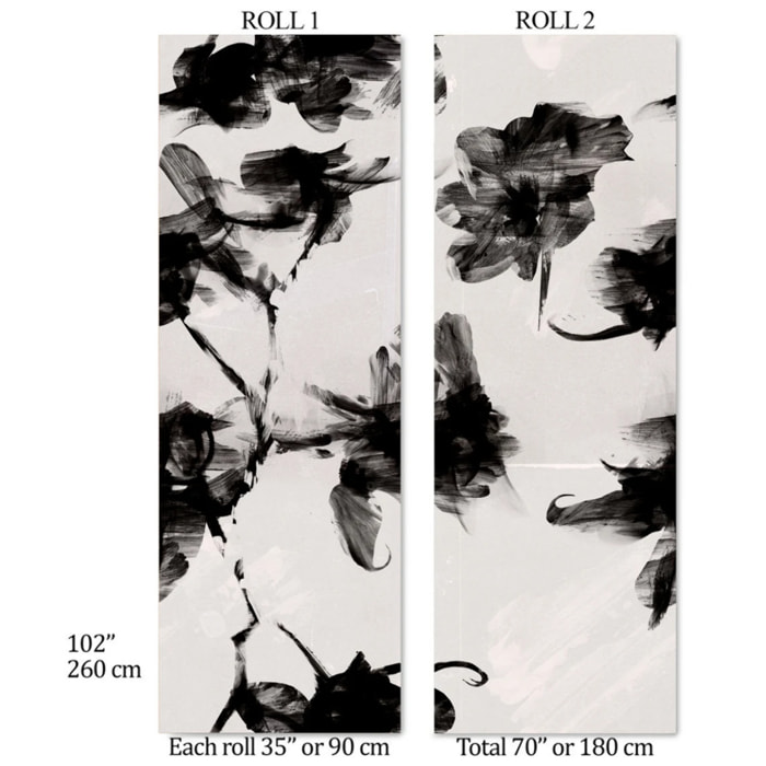 Carta da Parati Foglie Astratte