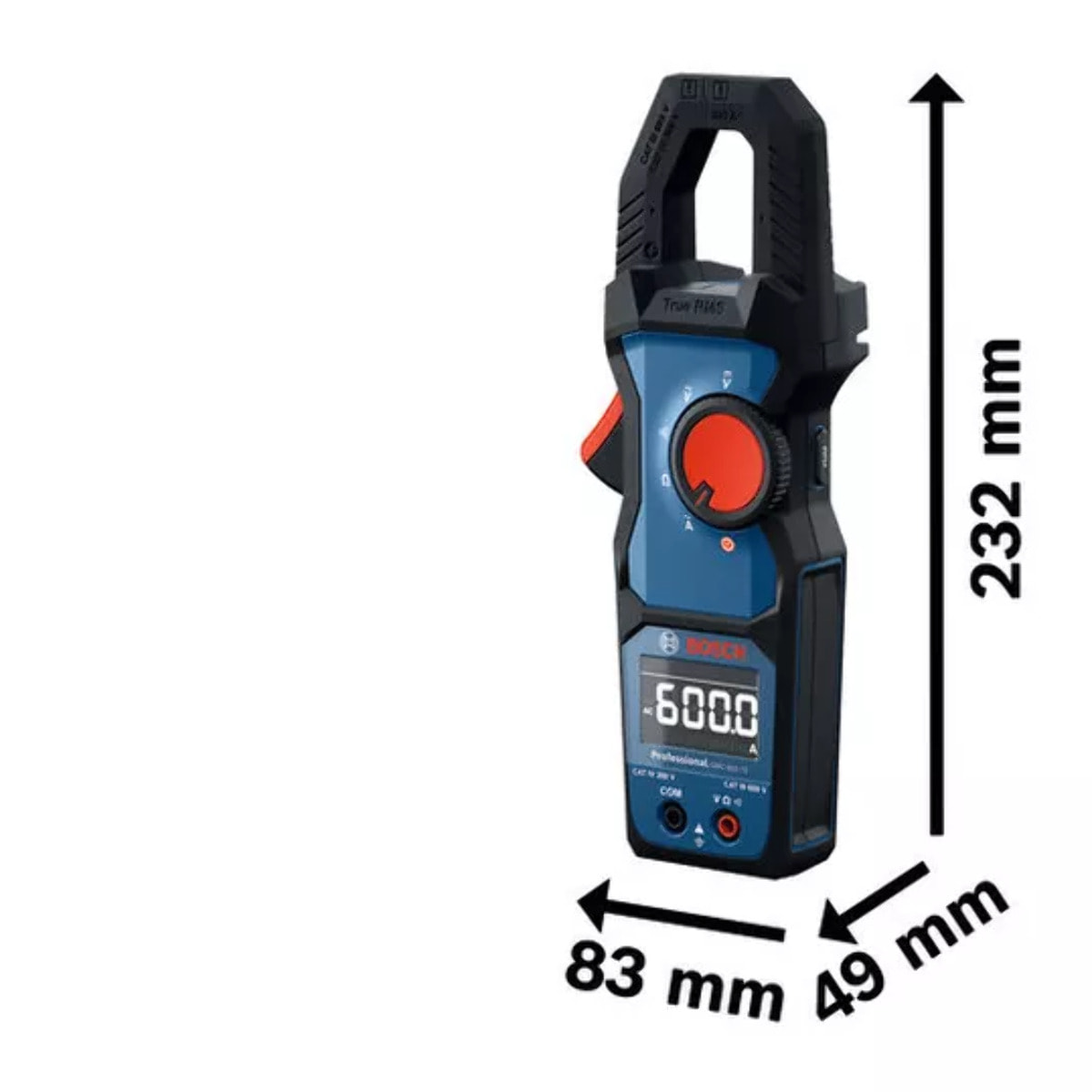 Pince ampèremétrique GMC 600-15 Professional - 600 V CA/CC - BOSCH - 0601077600