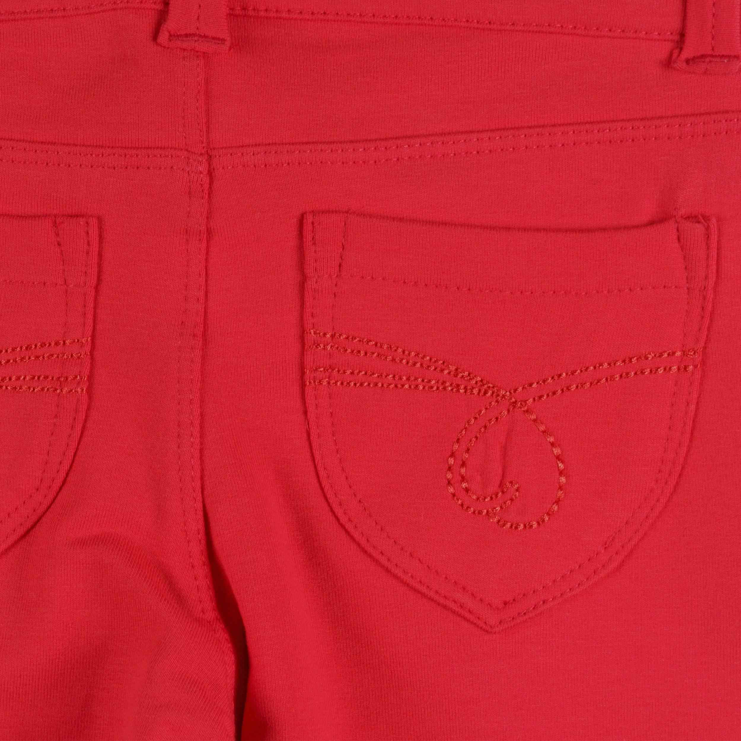 Pantalon Jogging Rouge Fille