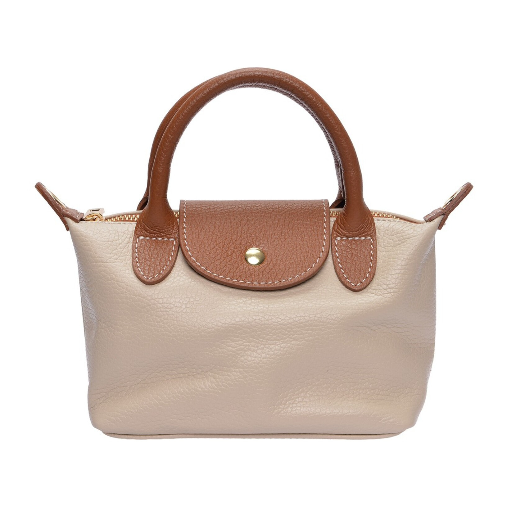 Borsa a spalla Anna Luchini Beige