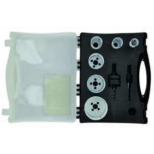 Mallette 8 scies cloches bi-métal Ø22>68 mm TIVOLY - XT50527052700