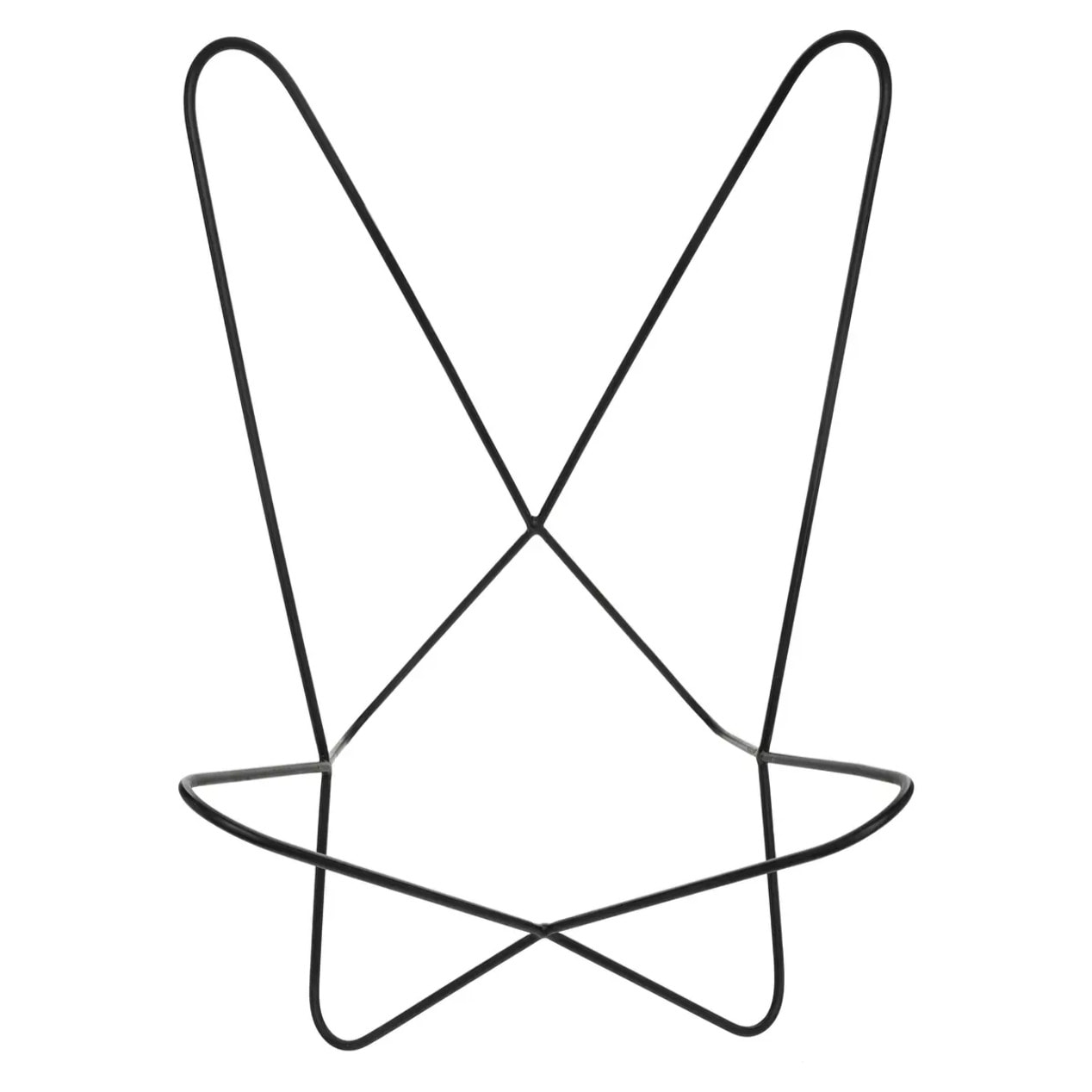 Structure fauteuil "Dario" métal noir