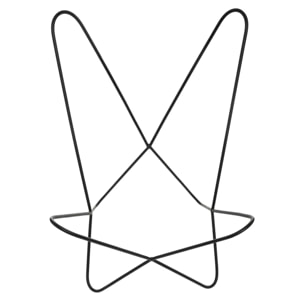 Structure fauteuil "Dario" métal noir