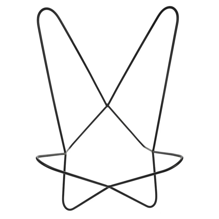 Structure fauteuil "Dario" métal noir