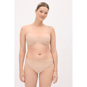 Set lingerie reggiseno e slip Beige