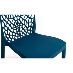 Chaises Dahlia - Bleu canard